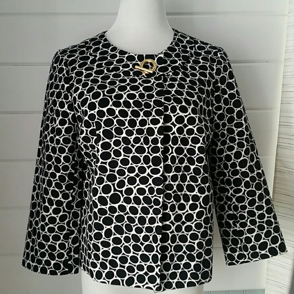 Charter Club Jackets & Blazers - Charter Club black and white jacket